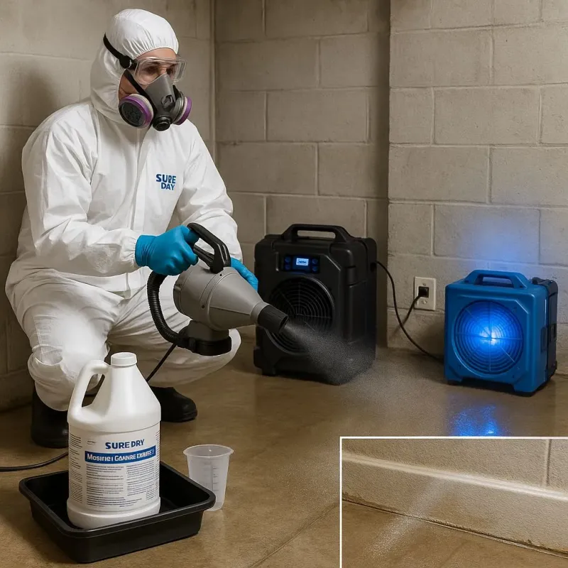 Sanitization and Odor Removal process in Highlands-Baywood Park, CA